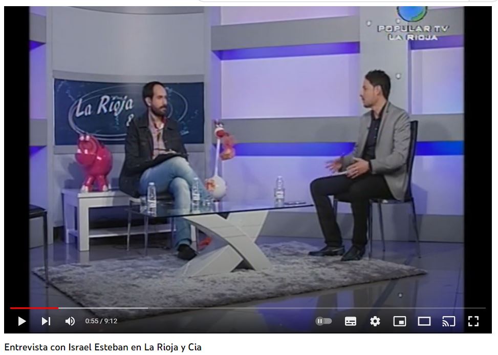 Entrevista en Popular Televisión con Israel Pérez Esteban